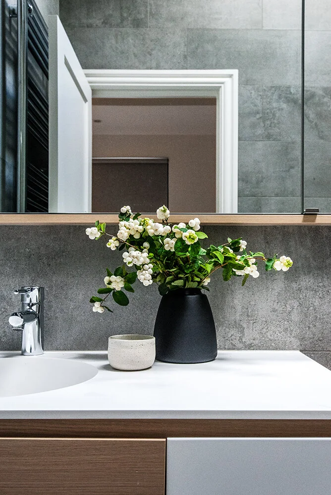 Bathrooms.